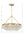 Bauble 25'' Six Light Chandelier, Gold