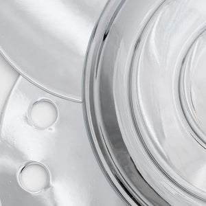 Adler 14'' 14 Light Chandelier, Chrome Smoke