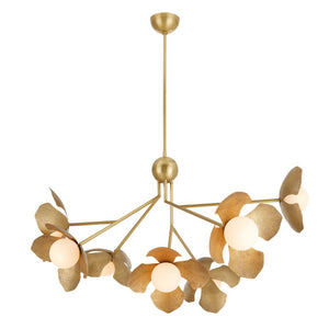 Ardenyx 57" Seven Lights Chandelier, Antique Brass