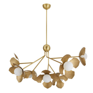 Ardenyx 57" Seven Lights Chandelier, Antique Brass