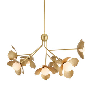 Ardenyx 57" Seven Lights Chandelier, Antique Brass