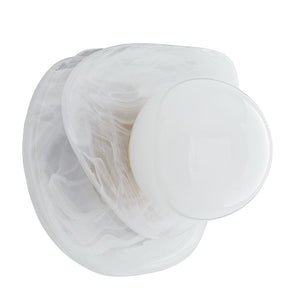 Nivora 10" One Light Sconce, Opal - Glass