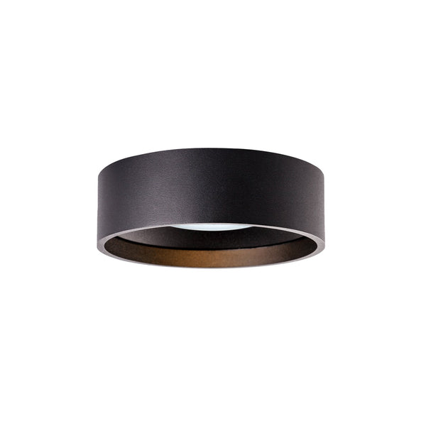 Porter 5" LED Outdoor Ceiling Light, Black
