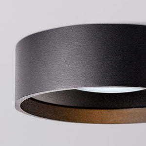 Toribi 5" LED Outdoor Ceiling Light, Black