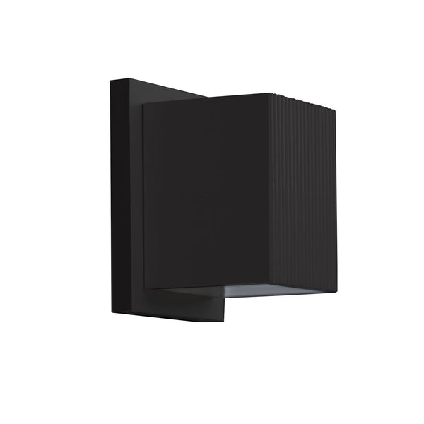 Rook 5" LED Indoor/Outdoor Wall Sconce, Black