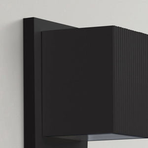 Rook 5" LED Indoor/Outdoor Wall Sconce, Black