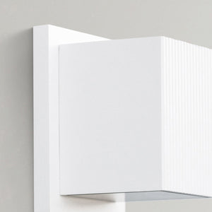 Rook 5" LED Indoor/Outdoor Wall Sconce, White
