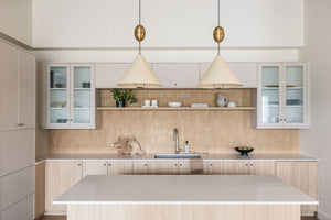 Lyan 18" One Light Pendant, Patina Brass