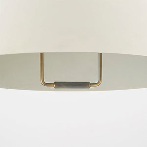 Lyan 18" One Light Pendant, Patina Brass