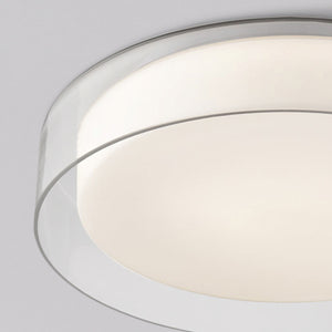 Prism 14" LED Flush Mount Ceiling Light, Clear
