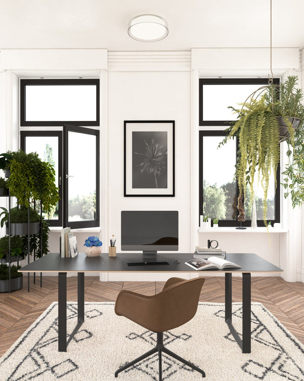 Prism 14" LED Flush Mount Ceiling Light, Clear