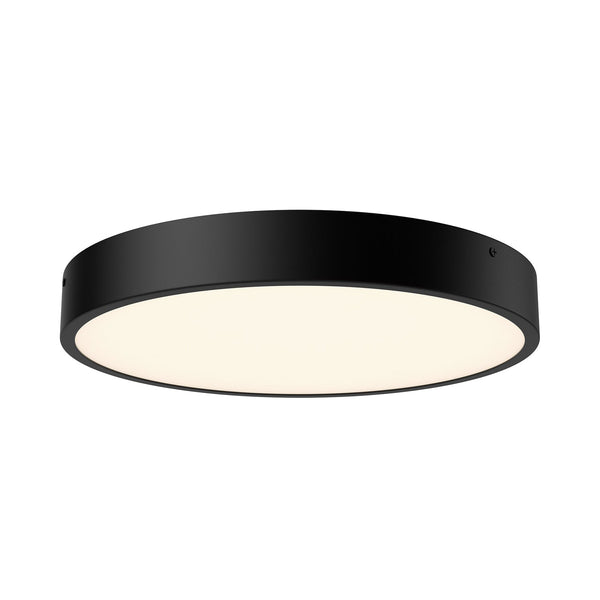 Selene 15" LED Flush Mount, Matte Black