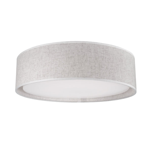 Seraphine 16" LED Flush Mount Ceiling Light, Beige