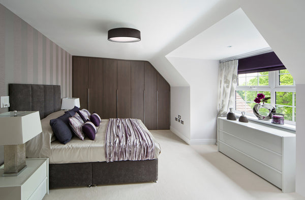 Seraphine 16" LED Flush Mount Ceiling Light, Black