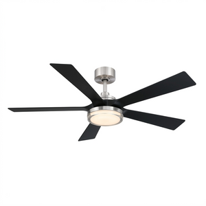 Helionyx 52" One Light Ceiling Fan, Brushed Nickel