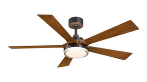 Helionyx 52" One Light Ceiling Fan, Dark Bronze