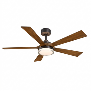 Helionyx 52" One Light Ceiling Fan, Dark Bronze