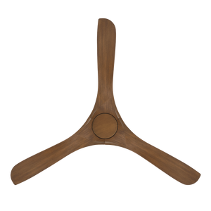 Incis 60" Ceiling Fan, Matte Black / Distressed Koa