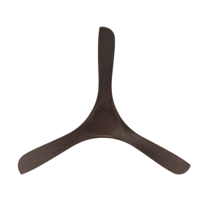 Incis 60" Ceiling Fan, Matte Black / Dark Walnut