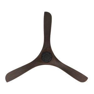 Incis 60" Ceiling Fan, Matte Black / Dark Walnut