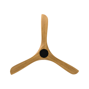 Incis 60" Ceiling Fan, Matte Black / Honey Oak