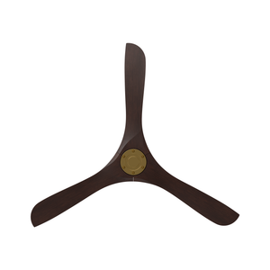 Incis 60" Ceiling Fan, Soft Brass / Dark Walnut