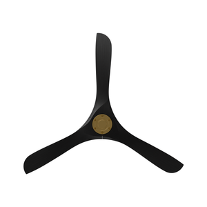 Incis 60" Ceiling Fan, Soft Brass / Matte Black