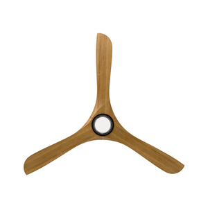 Incis 60" One Light Ceiling Fan, Matte Black / Honey Oak