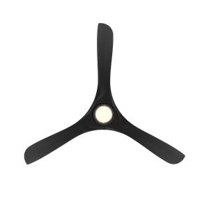 Incis 60" One Light Ceiling Fan, Matte Black