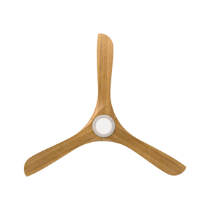Incis 60" One Light Ceiling Fan, Matte White / Honey Oak