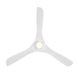 Incis 60" One Light Ceiling Fan, Matte White