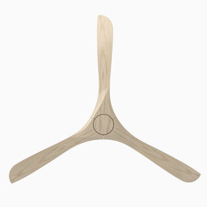 Incis 72" Ceiling Fan, Antique Nickel / White Oak