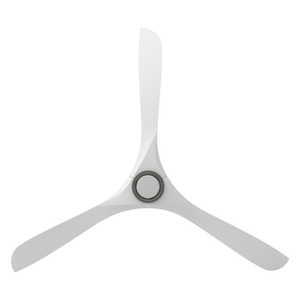 Incis 72" One Light Ceiling Fan, Antique Nickel / Matte White