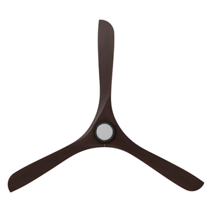 Incis 72" One Light Ceiling Fan, Bronze / Dark Walnut