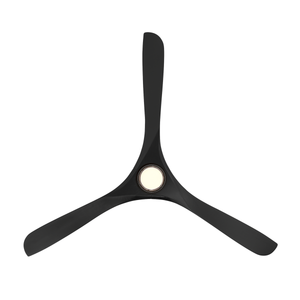 Incis 72" One Light Ceiling Fan, Matte Black