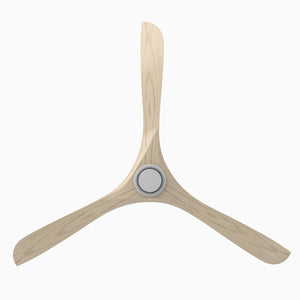 Incis 72" One Light Ceiling Fan, Matte White / White Oak