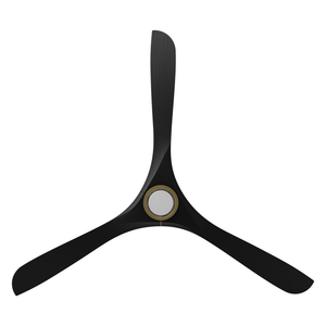 Incis 72" One Light Ceiling Fan, Soft Brass / Matte Black
