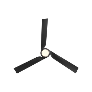 Brilliance 52" One Light Ceiling Fan, Matte Black