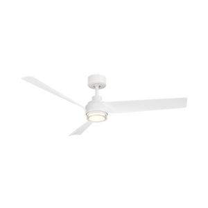 Brilliance 52" One Light Ceiling Fan, Matte White