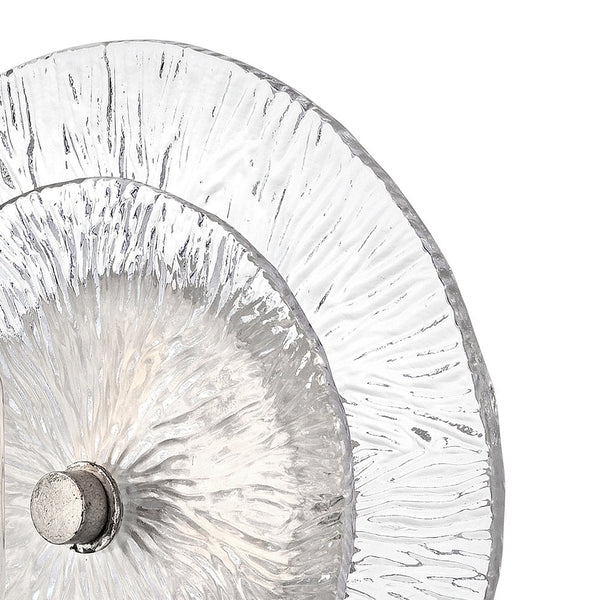 Rene 10" Medium Single Light Sconce, Glacial