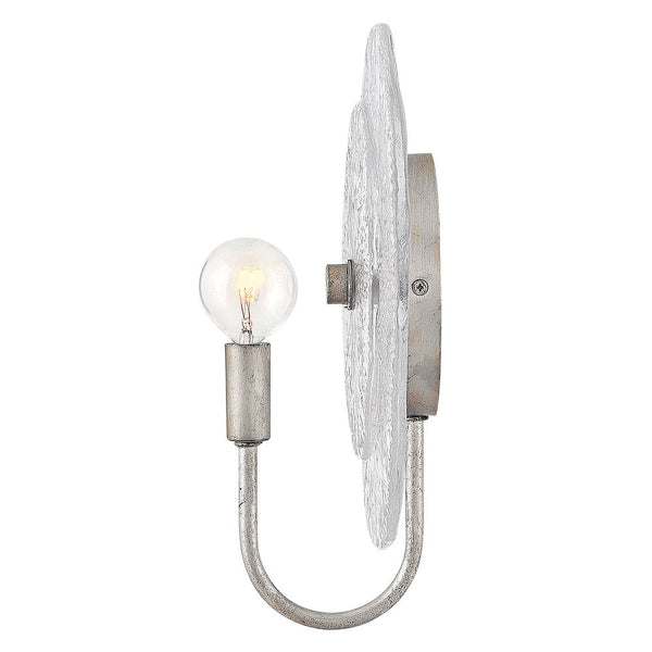 Rene 10" Medium Single Light Sconce, Glacial