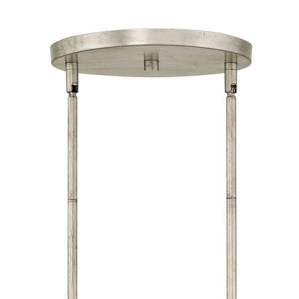 Rene 45" Eight Lights Large Drum Chandelier, Glacial