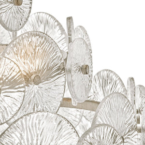 Rene 30" Sixteen Lights Medium Multi Tier Chandelier, Glacial