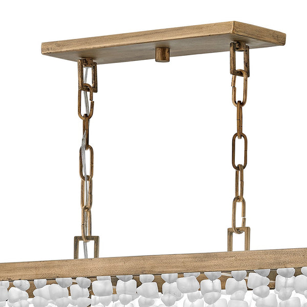 Dune 48" Five Lights Medium Linear, Burnished Gold