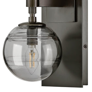 Oberon 7" Two Lights Medium Sconce, Black Oxide