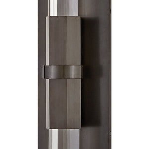 Cecily 5" Two Lights Large LED Sconce, Black Oxide