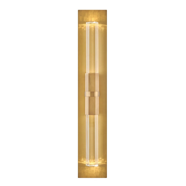 Cecily 5" Two Lights Large LED Sconce, Heritage Brass