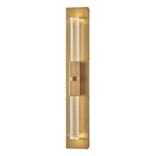 Cecily 5" Two Lights Large LED Sconce, Heritage Brass