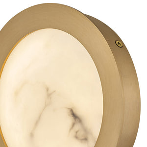 Cava 7 Small Sconce, Lacquered Brass
