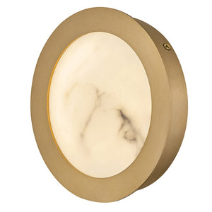 Cava 7 Small Sconce, Lacquered Brass
